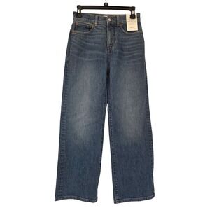 Madewell‎ Perfect Vintage Wide-Leg Jeans Womens 25P Harvey NWT $148 NW697